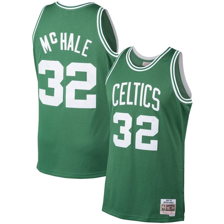 Kevin Mchale Boston Celtics Mitchell & Ness 1985 86 Hardwood Classics Swingman Player Kelly Green 3D Jersey