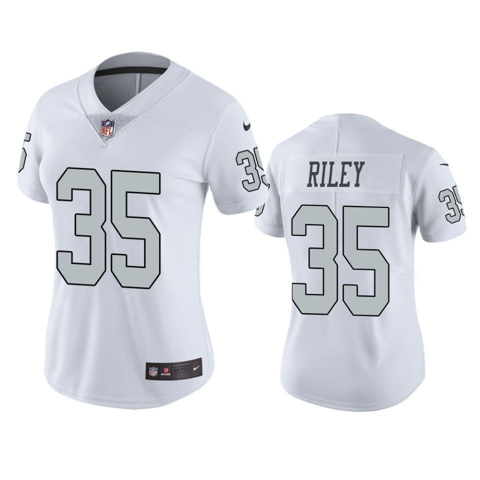 Curtis Riley Raiders White Color Rush Limited 3D Jersey