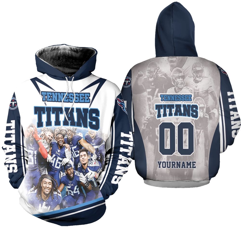 Afc South Division Super Bowl 2021 Tennessee Titans Personalized Hoodie All-Over Print