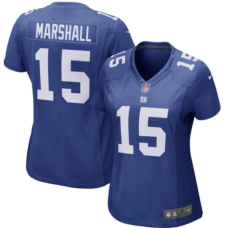 Brandon Marshall New York Giants WoGame Royal 3D Jersey