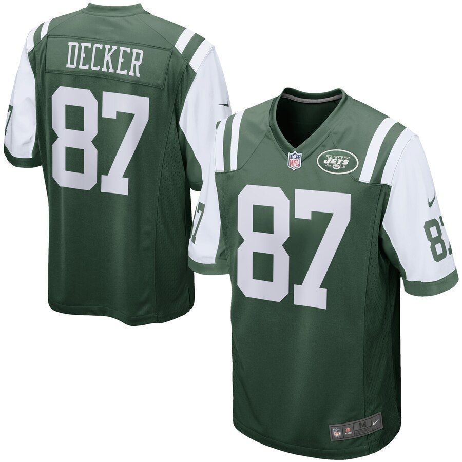 Eric Decker New York Jets Game Green 3D Jersey