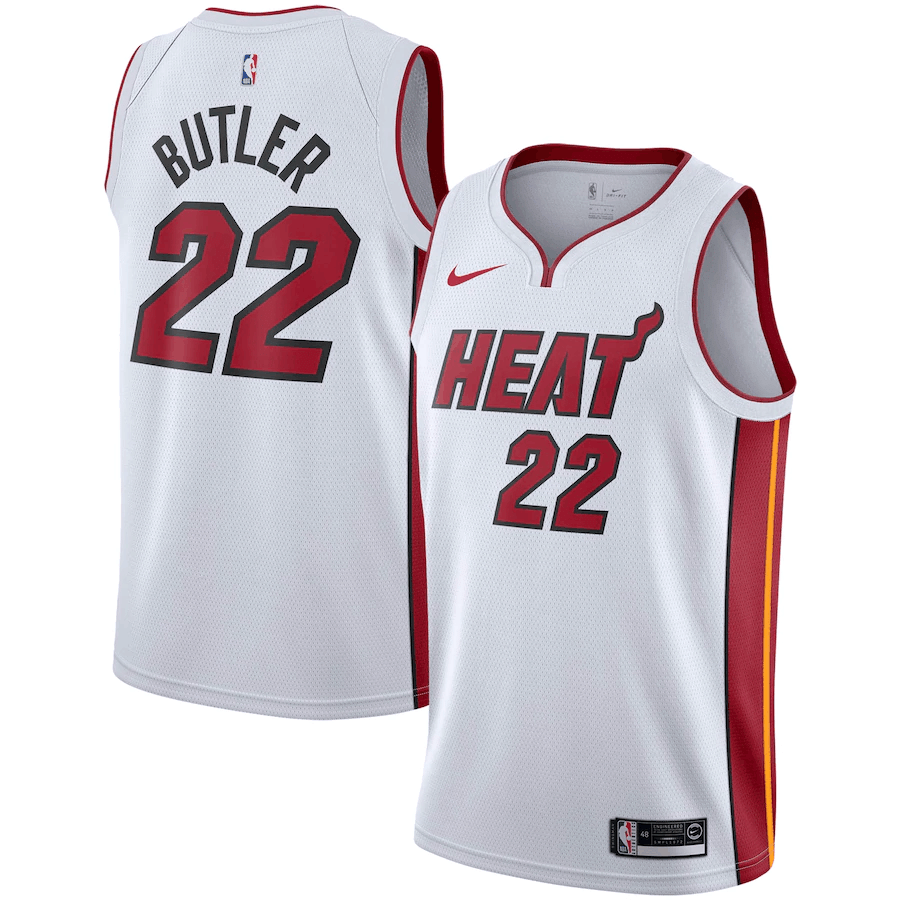 Jimmy Butler Miami Heat 2021-2022 Swingman Association Edition White 3D Jersey