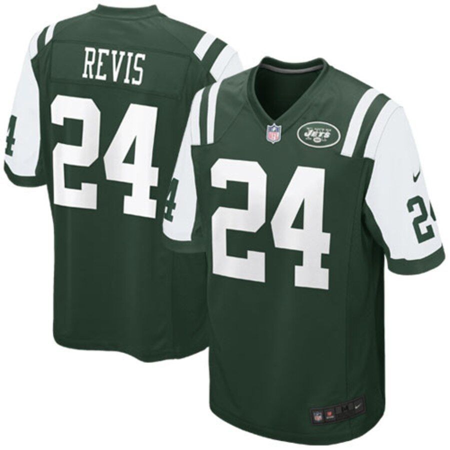 Darrelle Revis New York Jets Game Green 3D Jersey