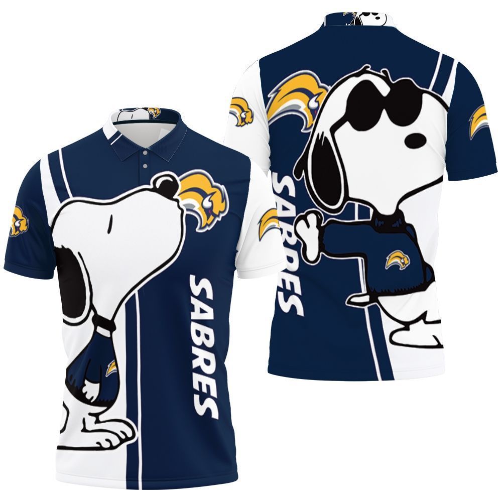 Buffalo Sabres Snoopy Lover 3D Printed Polo Shirt