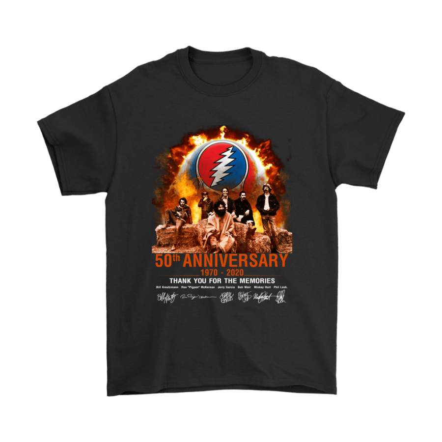 Grateful Dead 50th Anniversary Thank You For The Memories Shirts