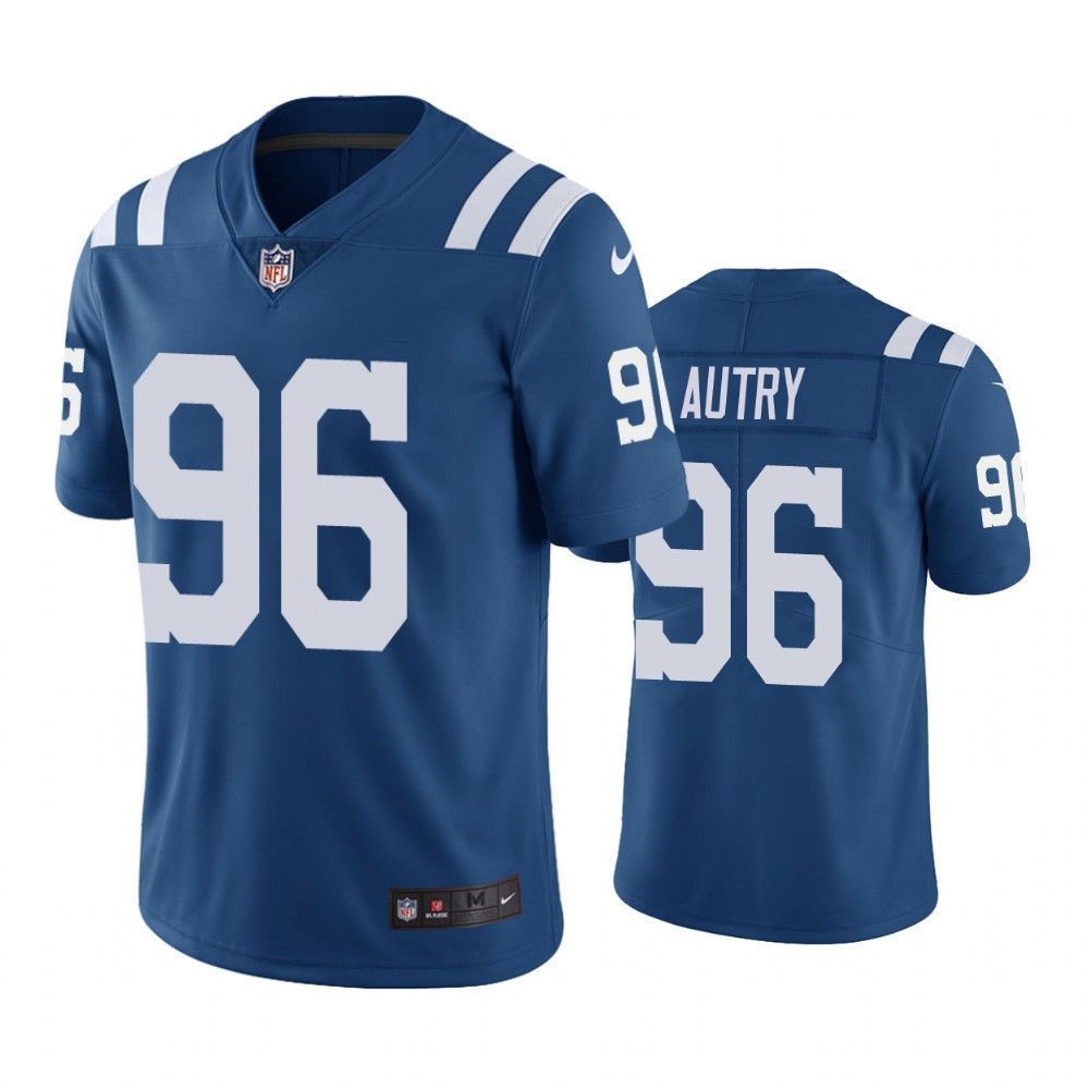 Indianapolis Colts Denico Autry Royal Color Rush Limited 3D Jersey