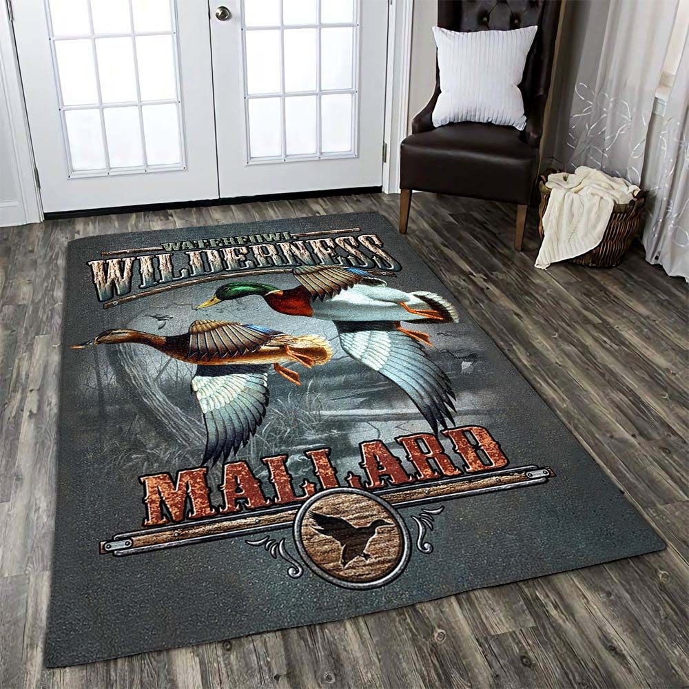 Duck Mallard Hunting Waterfowl Area Rug 07352