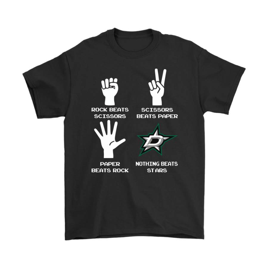 Rock Paper Scissors Nothing Beats The Dallas Stars Shirts