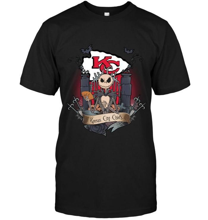 Kansas City Chiefs Jack Skellington Shirt T Shirt Hoodie, Hoodie Sweater