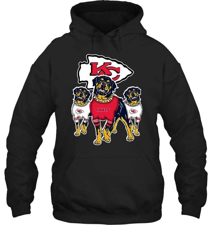 Kansas City Chiefs Rottweilers Fan Hoodie T Shirt Hoodie, Hoodie Sweater