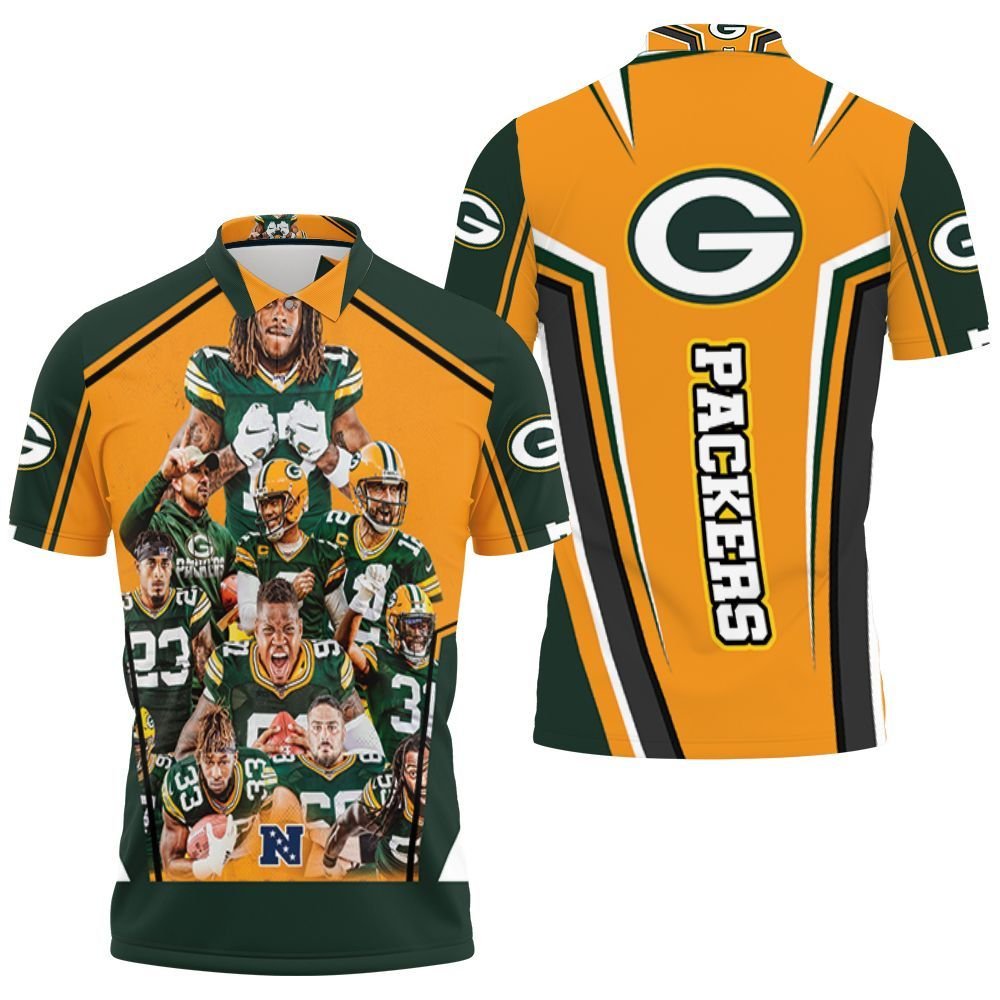 Green Bay Packers 2021 Super Bowl Nfc North Champions Division Polo Shirt