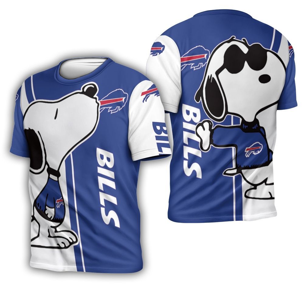 Buffalo Bills Snoopy Lover 3D Printed 3D T-Shirt