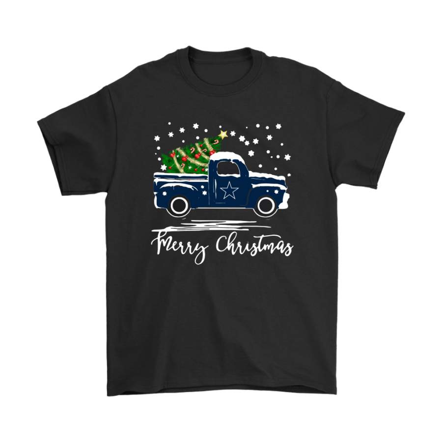 Dallas Cowboys Car With Christmas Tree Merry Christmas Shirts