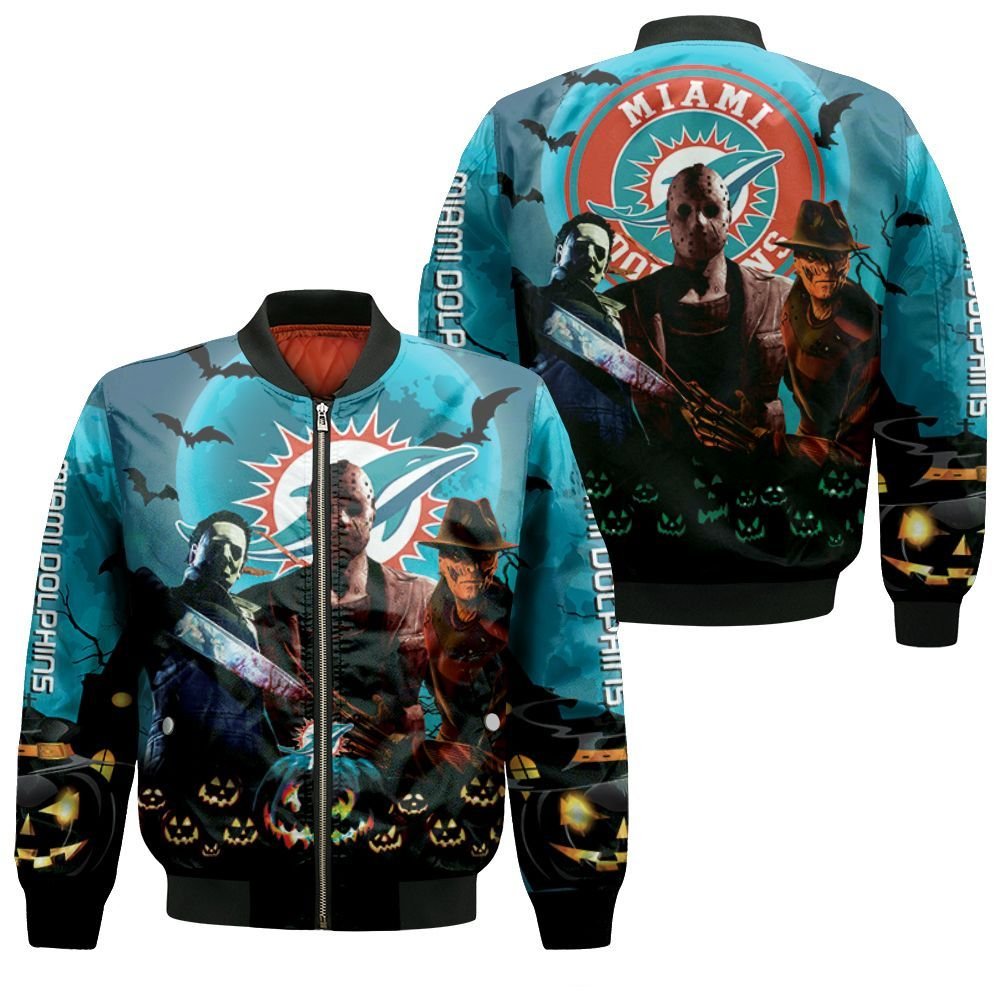 Halloween Dolphins 3D T Shirt Hoodie Jersey Bomber Jacket