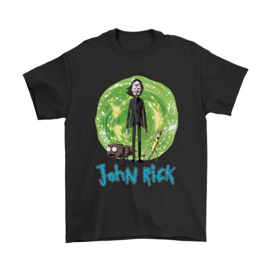 John Rick John Wick Rick And Morty Mashup Shirts