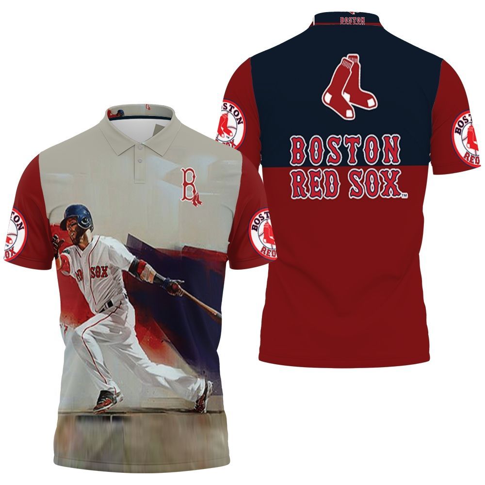 Boston Red Sox Dustin Pedroia 15 Legend Polo Shirt