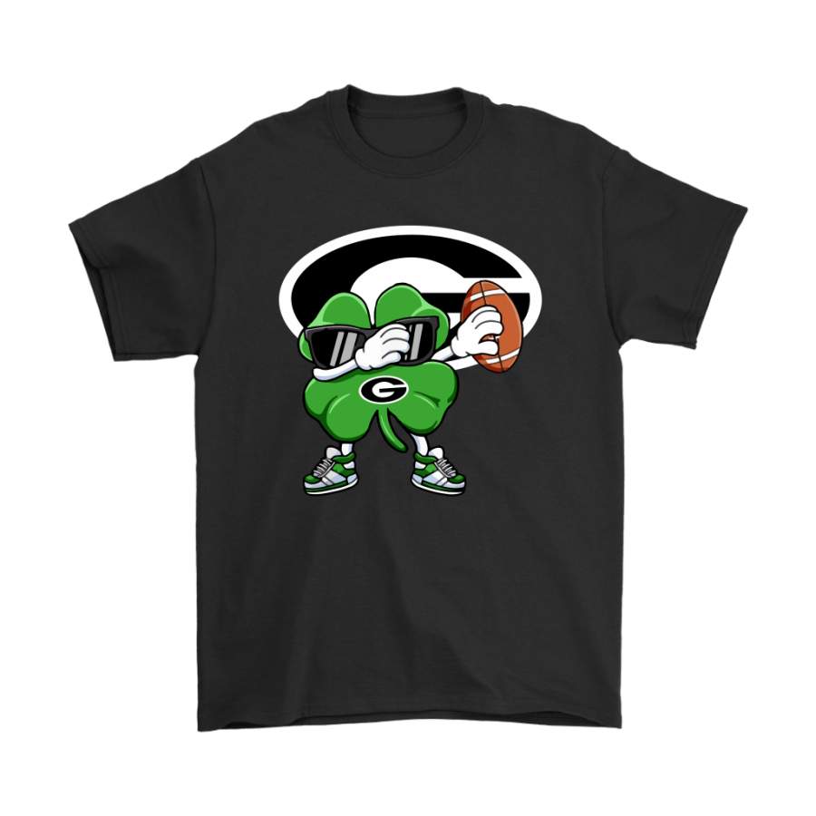 Dabbing Shamrock Football St Patricks Day Georgia Bulldogs Shirts