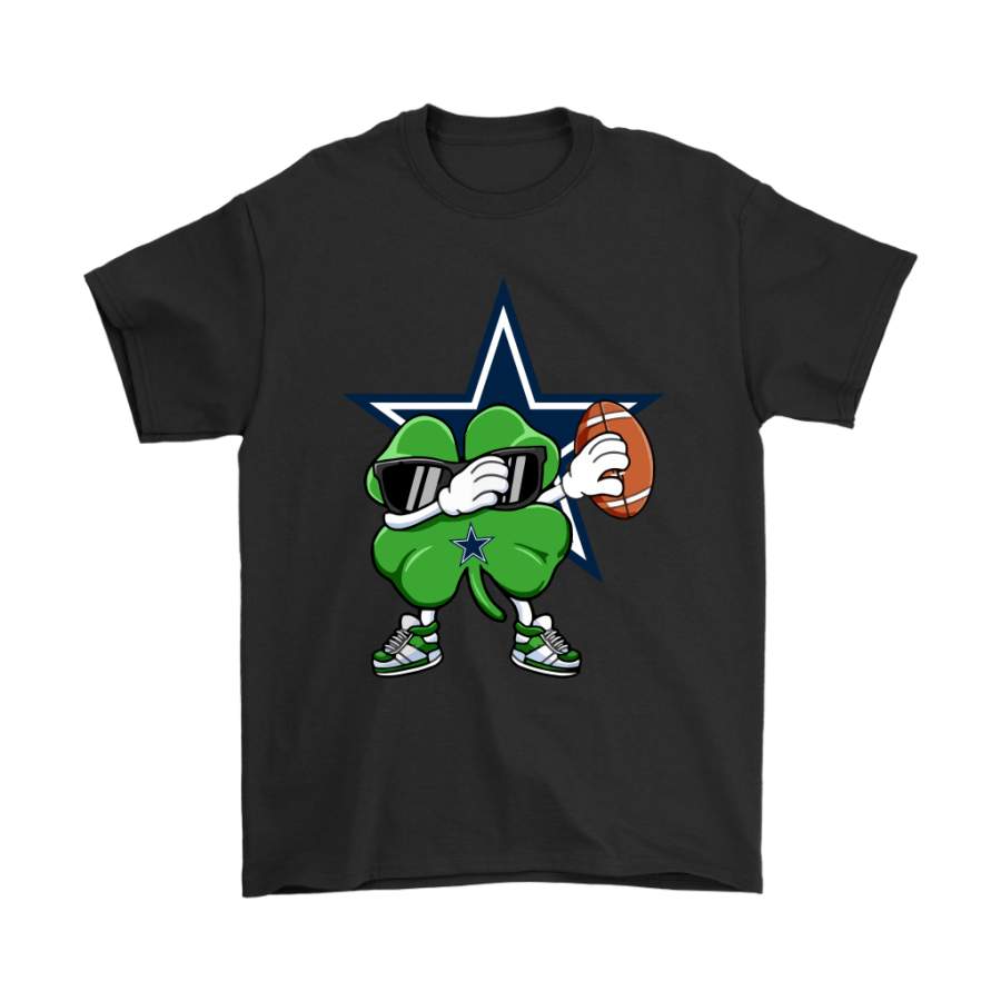 Dabbing Shamrock Football St Patricks Day Dallas Cowboys Shirts