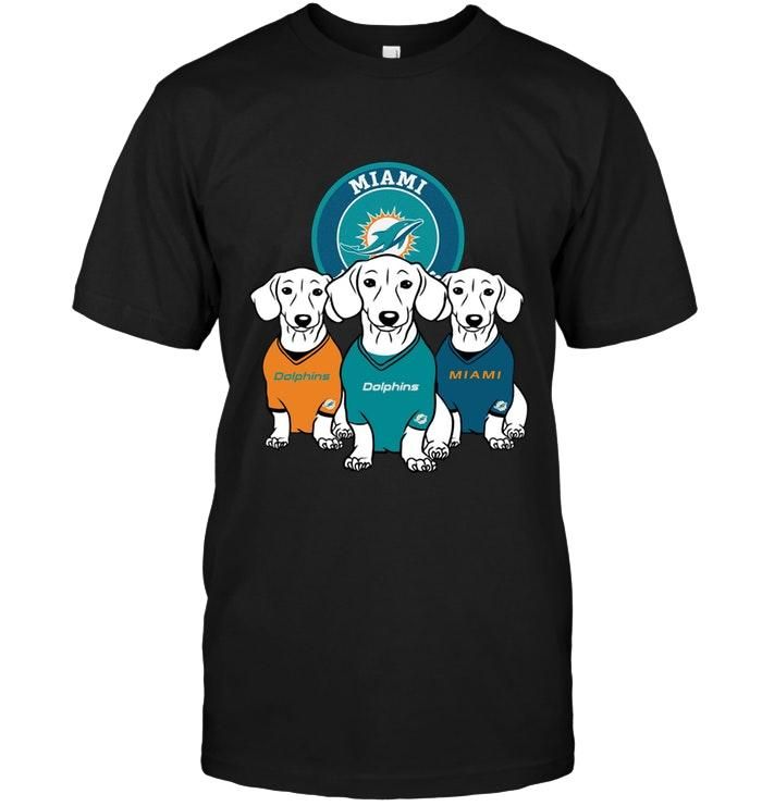 Dachshund Miami Dolphins Shirt T Shirt Hoodie, Hoodie Sweater