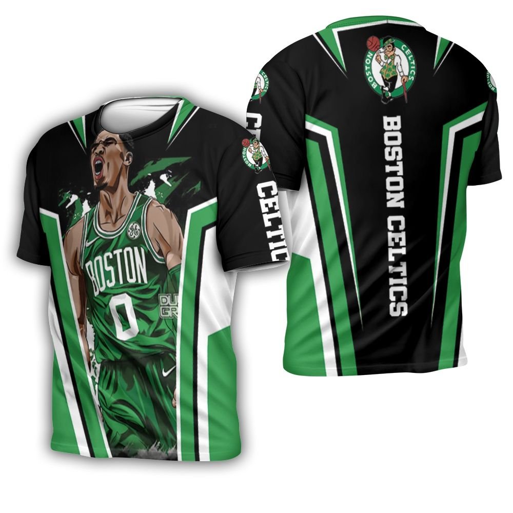 Boston Celtics Jayson Tatum Design 3D T-Shirt