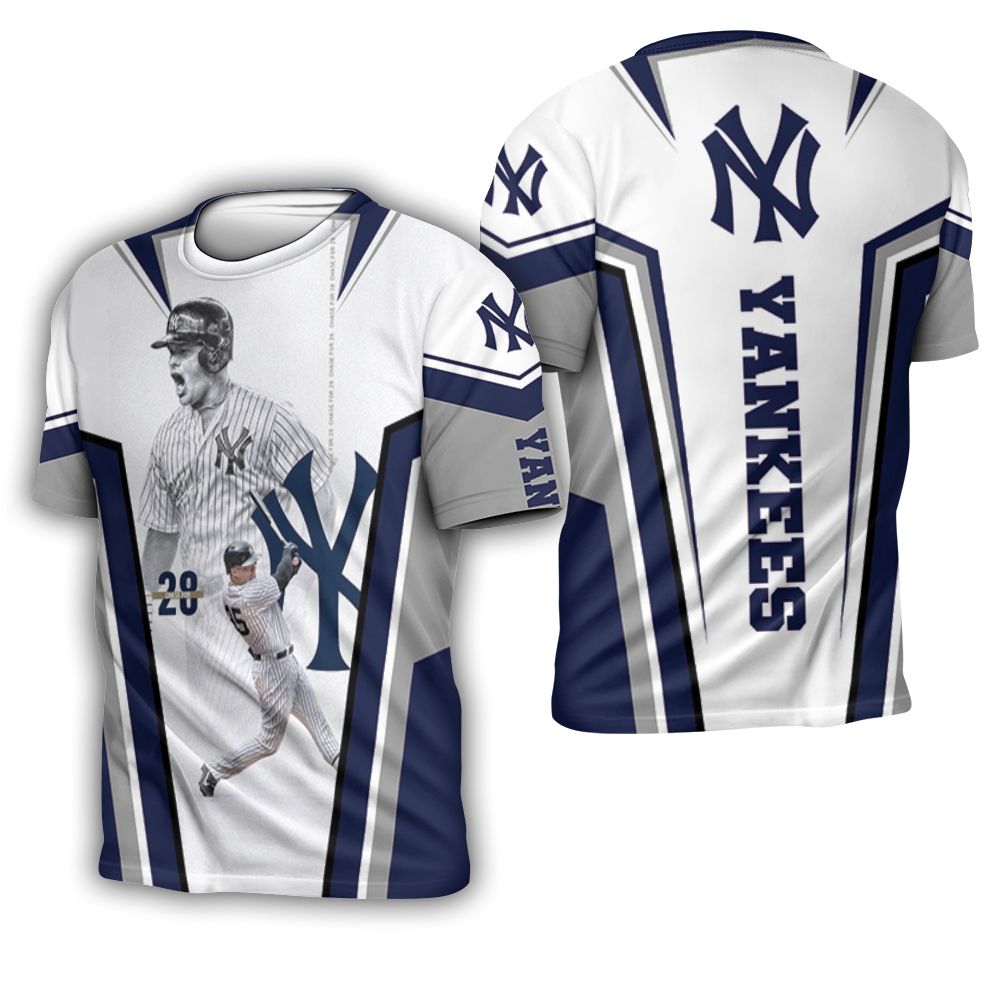 25 New York Yankees Gleyber Torres Chase For 28 3D T-Shirt