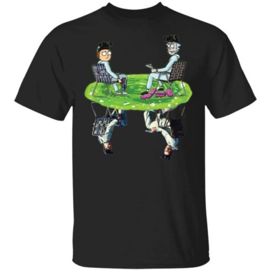 Rick and Morty Reflection Breaking Bad shirt