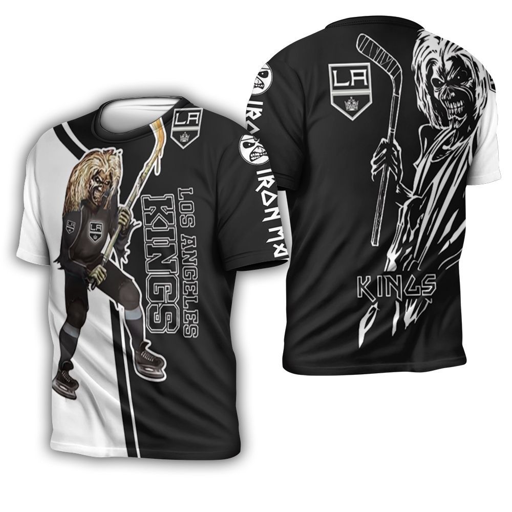 Los Angeles Kings And Zombie For Fan 3D T-Shirt