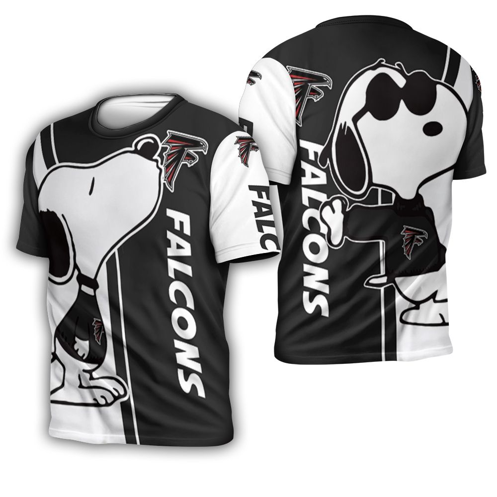 Atlanta Falcons Snoopy Lover 3D Printed 3D T-Shirt