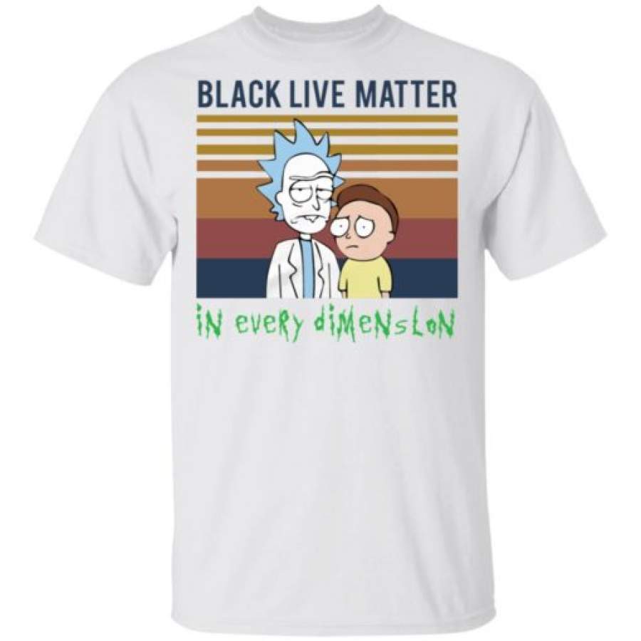 Black live matter Rick and Morty shirt