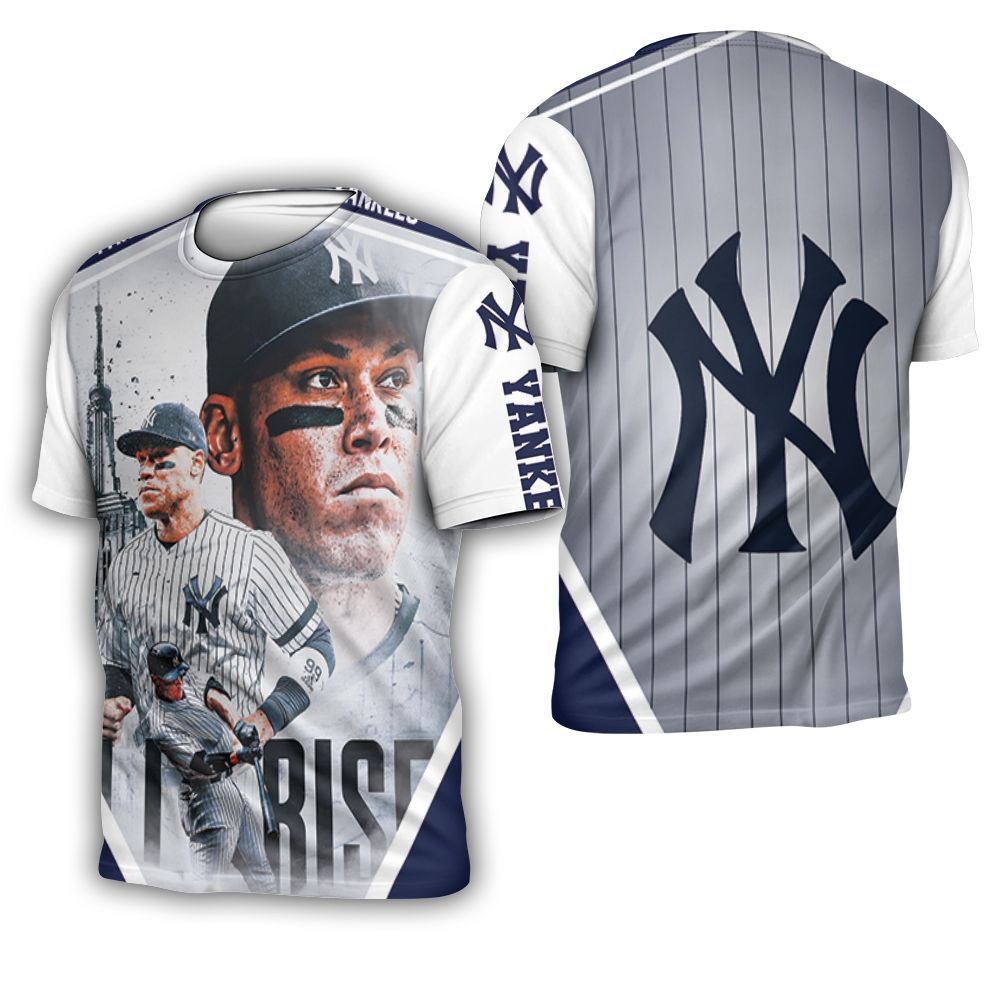 99 New York Yankees Aaron Judge All Rise 3D T-Shirt