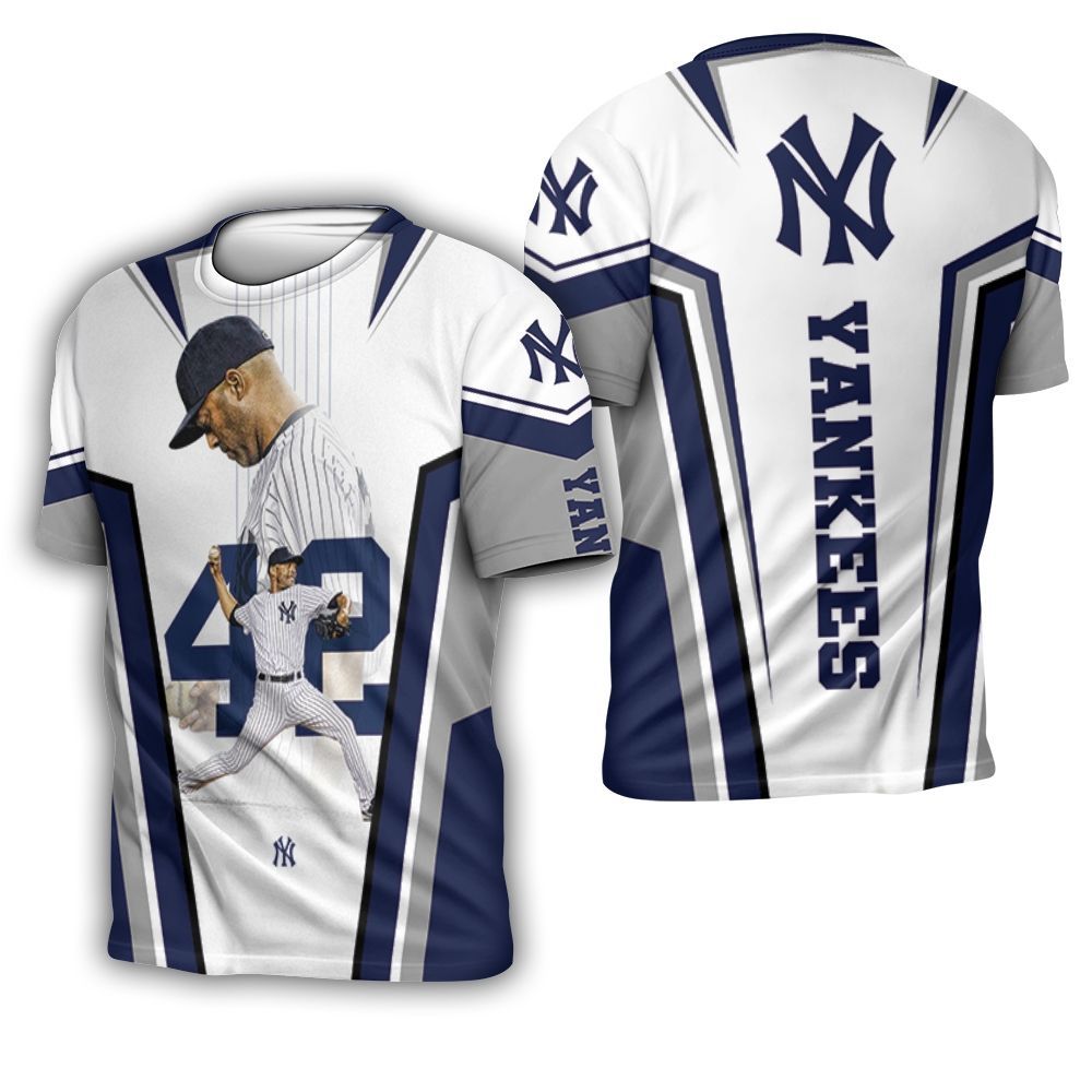 42 New York Yankees Mariano Rivera 3D T-Shirt