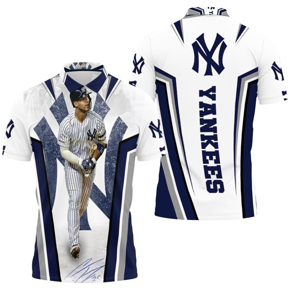 25 New York Yankees Gleyber Torres Baseball Polo Shirt