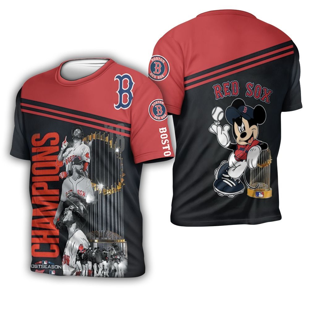 Boston Red Sox Champions 3D T-Shirt