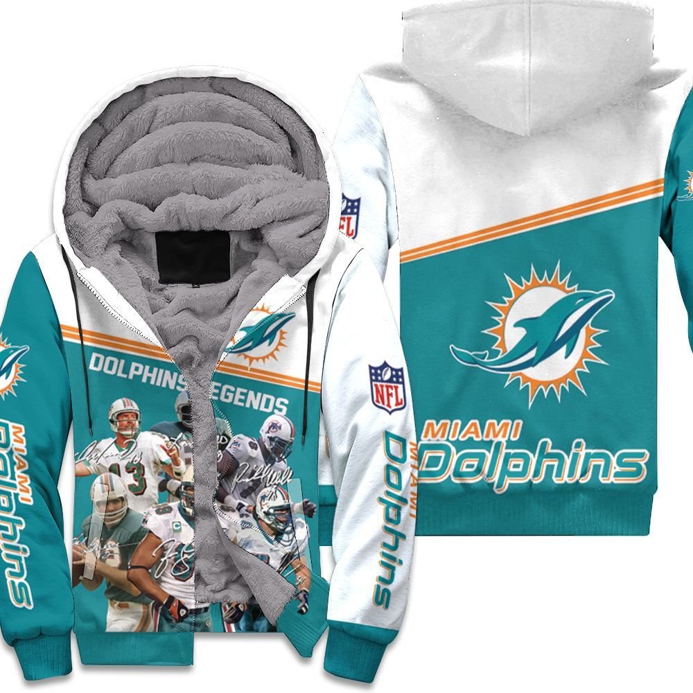 Dolphins 3D T Shirt Hoodie Jersey Fleece Hoodie