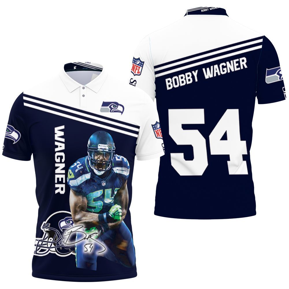 Bobby Wagner Seattle Seahawks 3D Jersey Polo Shirt