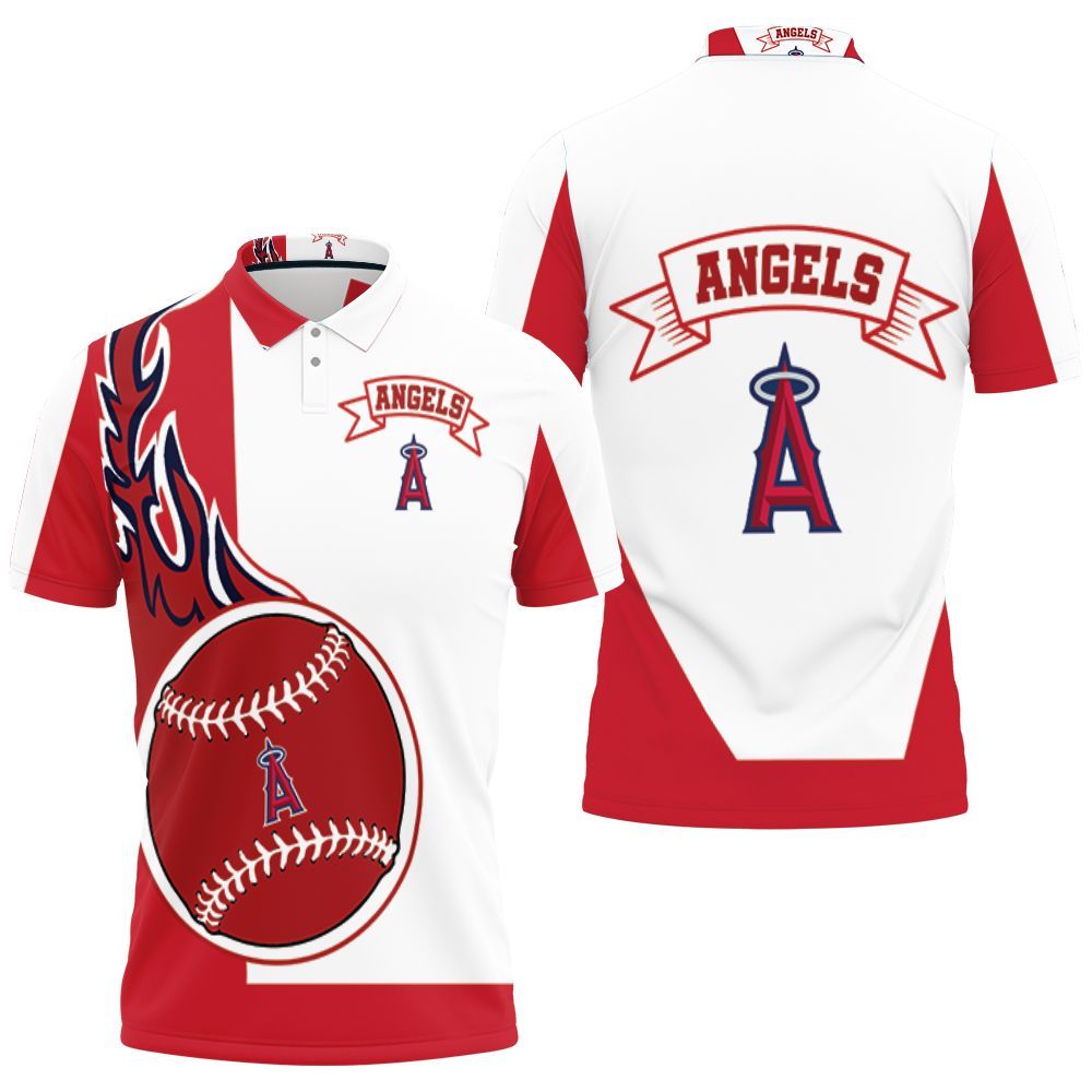 Los Angeles Angels 3D Polo Shirt