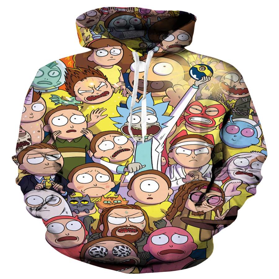 RMT3D020 – 3D RICK AND MORTY SHIRT