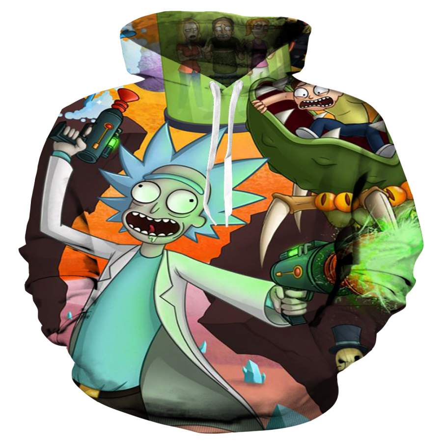 RMT3D030 – 3D RICK AND MORTY SHIRT