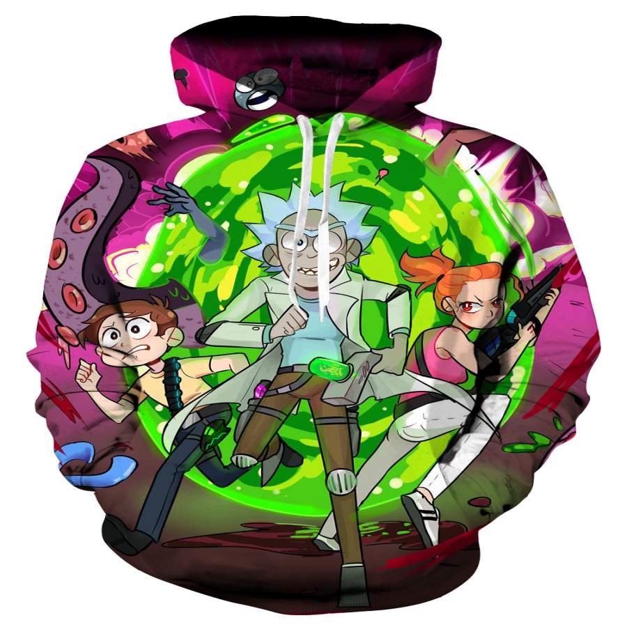 RMT3D021 – 3D RICK AND MORTY SHIRT