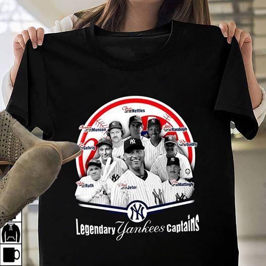 Legendary New York Yankees Captains Signed For Fans Shirt Tshirt Hoodie Sweater