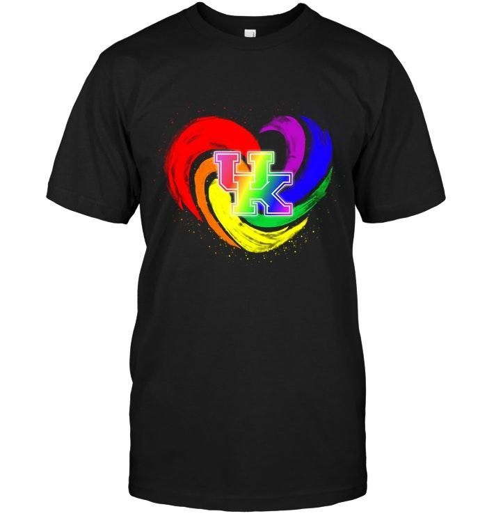 Kentucky Wildcats Lgbt Tornado Heart Shirt Tshirt, Hoodie, Hoodie Sweater