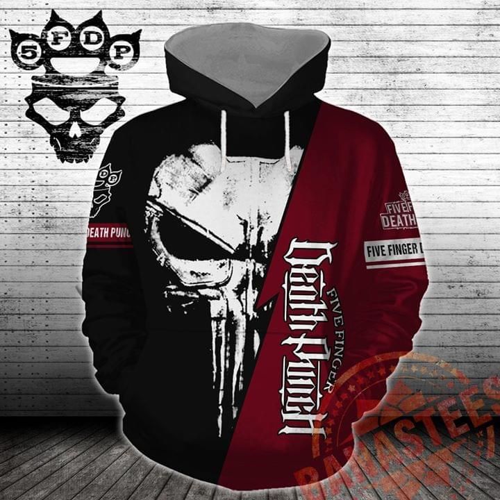 Five Fingers Death Skull For Lovers 3D T Shirt Hoodie Sweater 3D Hoodie Sweater Tshirt