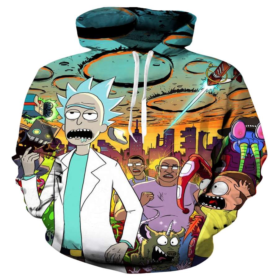 RMT3D015 – 3D RICK AND MORTY SHIRT