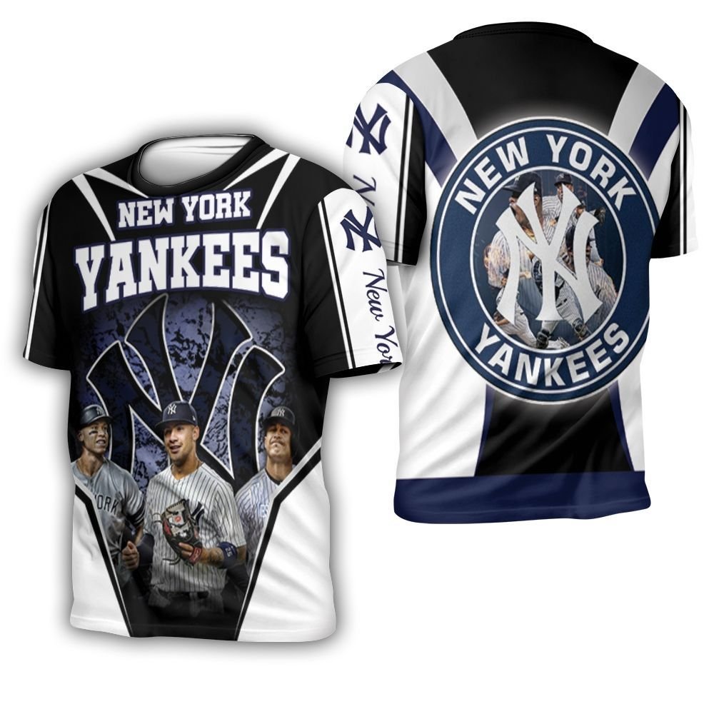 Aaron Judge Gleyber Torres Giancarlo Stanton For New York Yankees Fan 3D T-Shirt