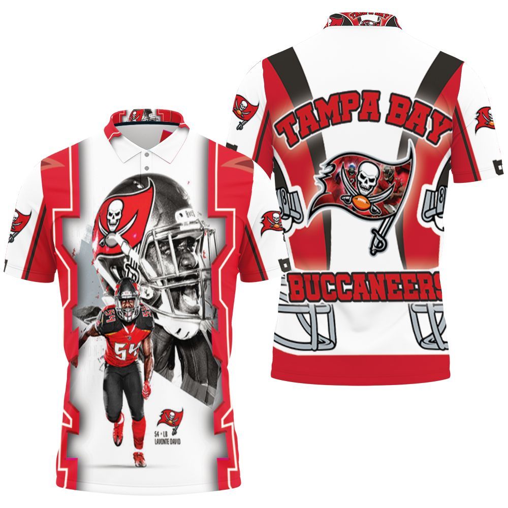 Lavonte David #54 Tampa Bay Buccaneers Nfc South Division Champions Super Bowl 2021 Polo Shirt