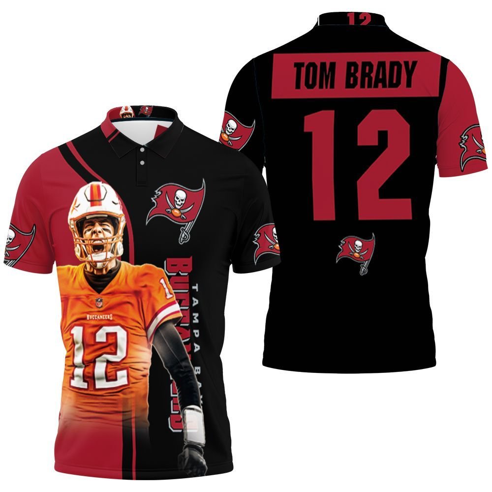 Tampa Bay Buccaneers Tom Brady Best Player Legend 3D Printed For Fan Polo Shirt