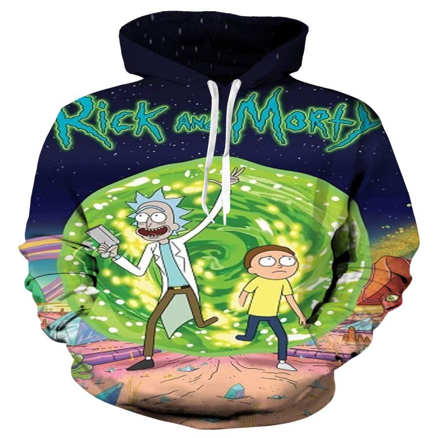 RMT3D013 – 3D RICK AND MORTY SHIRT