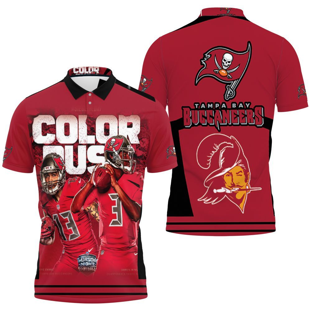 Color Us Tampa Bay Buccaneers Nfc South Division Champions Super Bowl 2021 Polo Shirt