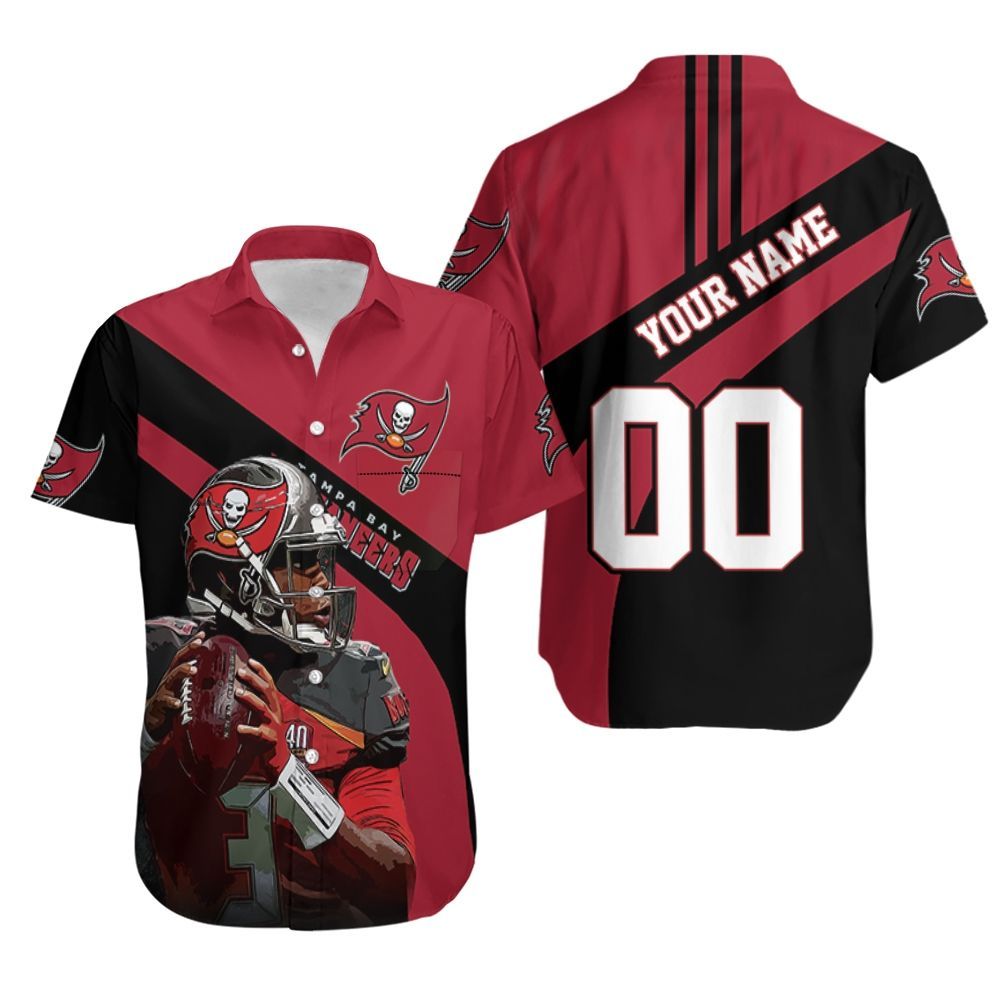 Tampa Bay Buccaneers Jameis Winston Legend 3D Printed For Fans Personalized Hawaiian Shirt