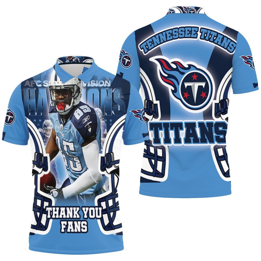 Adoree Jackson #25 Tennessee Titans Super Bowl 2021 Afc South Division Polo Shirt